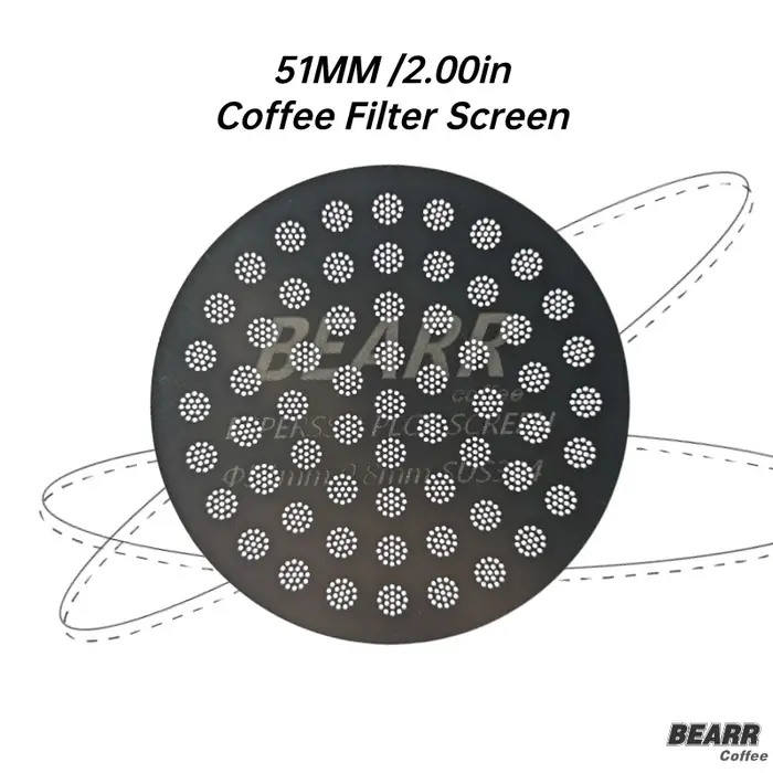 BEARR-Filtre à café réutilisable en métal SUS304 pour porte-filtre, écran à rondelles expresso, acce