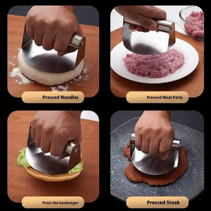 Presse à hamburgers en acier inoxydable