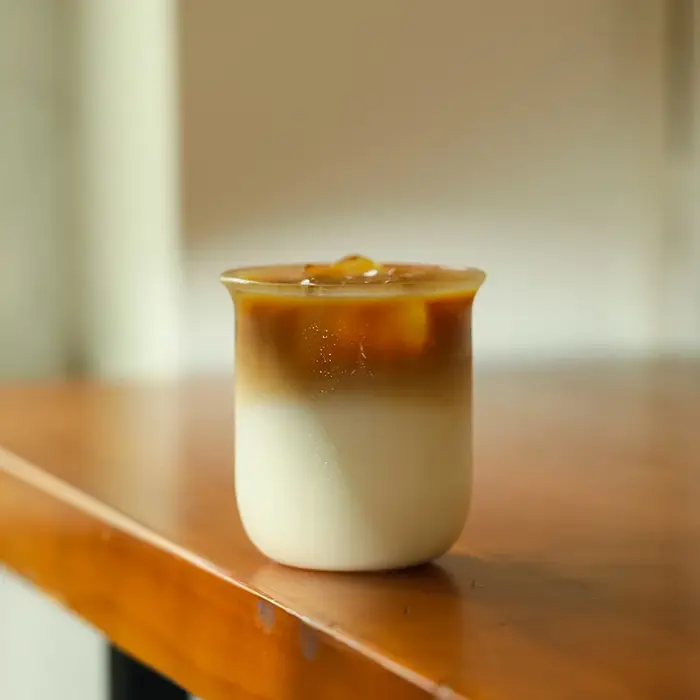 Tasse en verre de Style ins, verres épais résistants à la chaleur, transparents, pour thé, jus, lait
