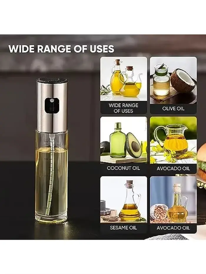 Pulvérisateur d'huile en verre pour la cuisine