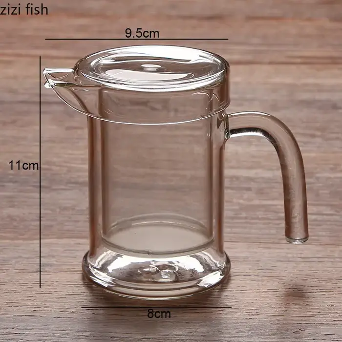 Théières en verre à double couche pour la cuisine à la maison