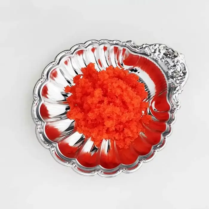 Assiette à dessert vintage couleur argent