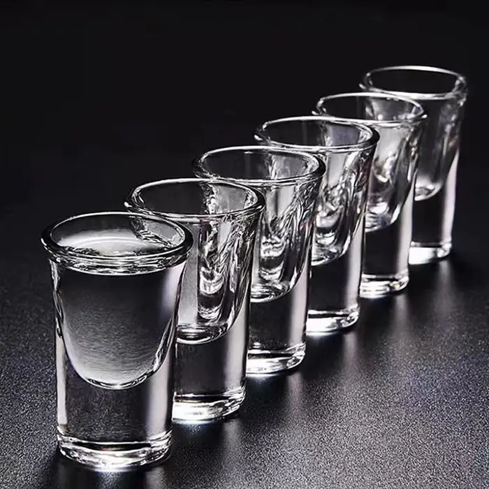 Ensemble de verres transparents de 15ml