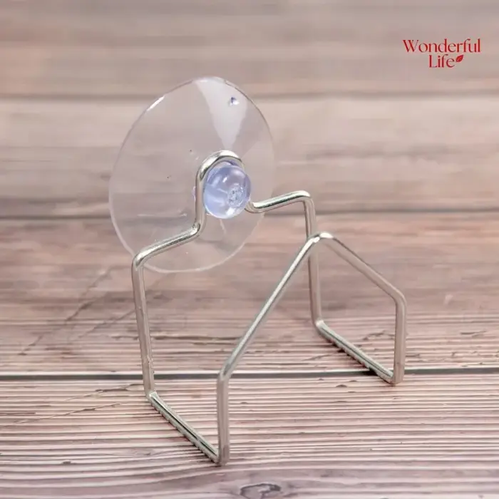 Égouttoir à ventouse en acier inoxydable