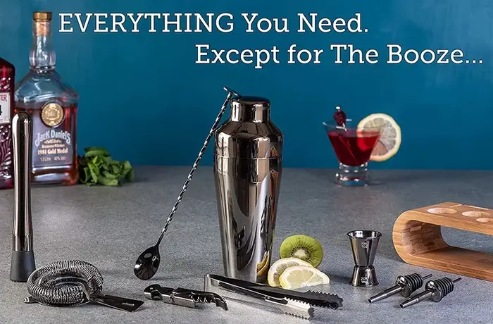Ensemble de bar à cocktails Mixology Bartender Kit
