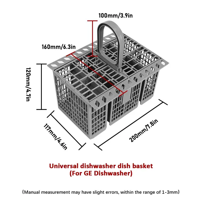Panier de lave-vaisselle universel détachable et multifonctionnel