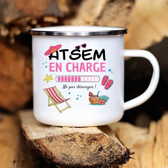 Super Atsem – tasses en émail