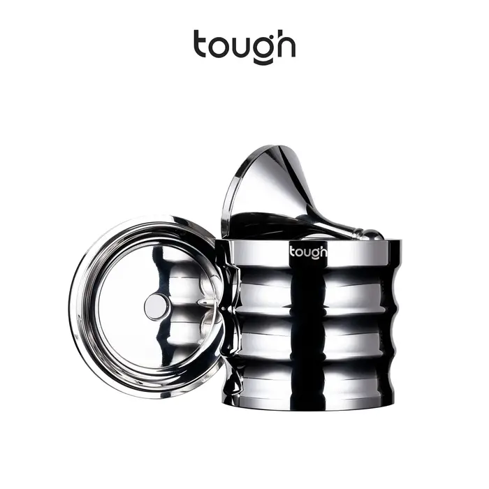 JUSTINLAU Ensemble Tamper et Tasse de Dosage Café 58mm en Acier Inoxydable