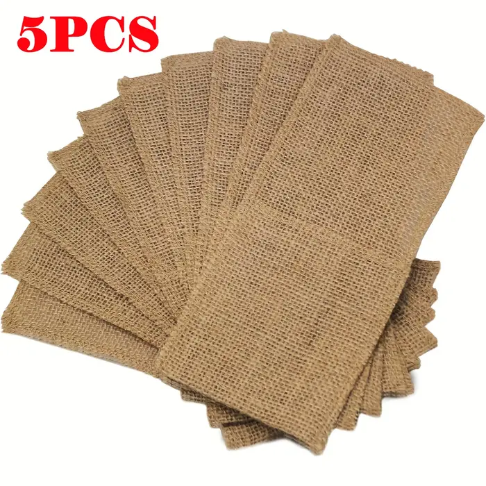 Pochettes à couverts en Jute naturelle