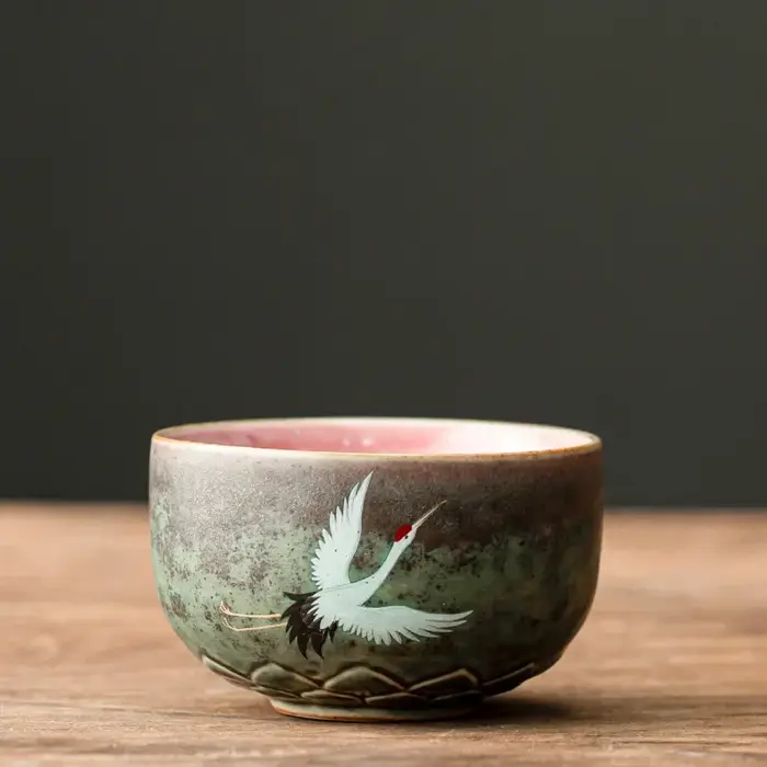 CHANSHOVA – tasse à thé en céramique, Style rétro chinois, fait à la main, tasse à thé en porcelaine