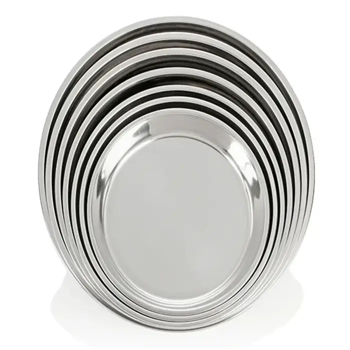 Assiettes de chargeur de plat épais et rond