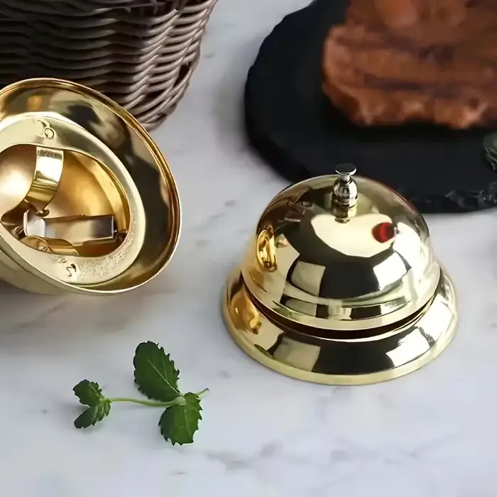 Cloche de Service en métal Vintage