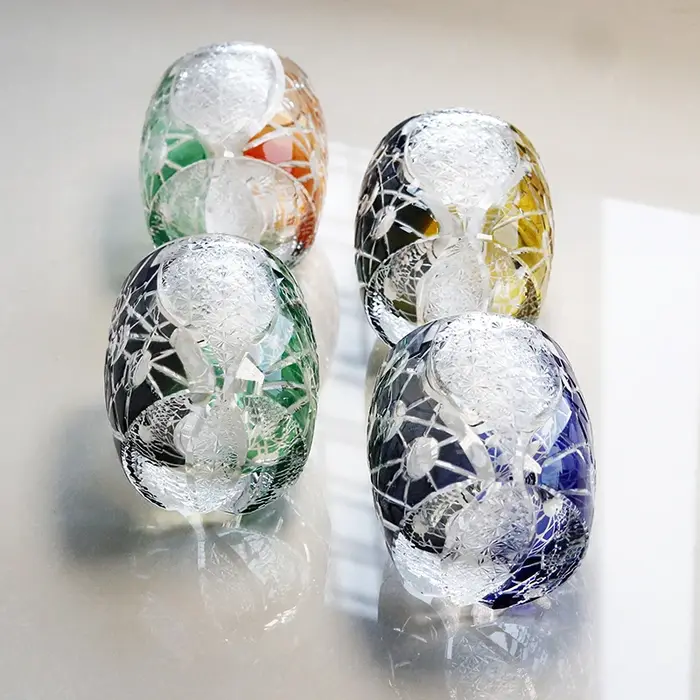 Verre à whisky en cristal japonais fait à la main