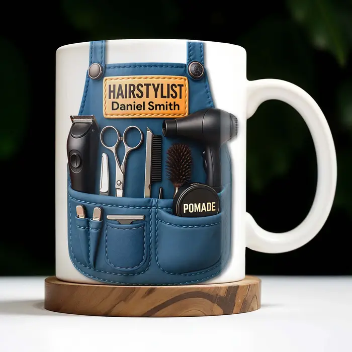 【2025 Nouveau】 Tasse à café personnalisée pour coiffeur