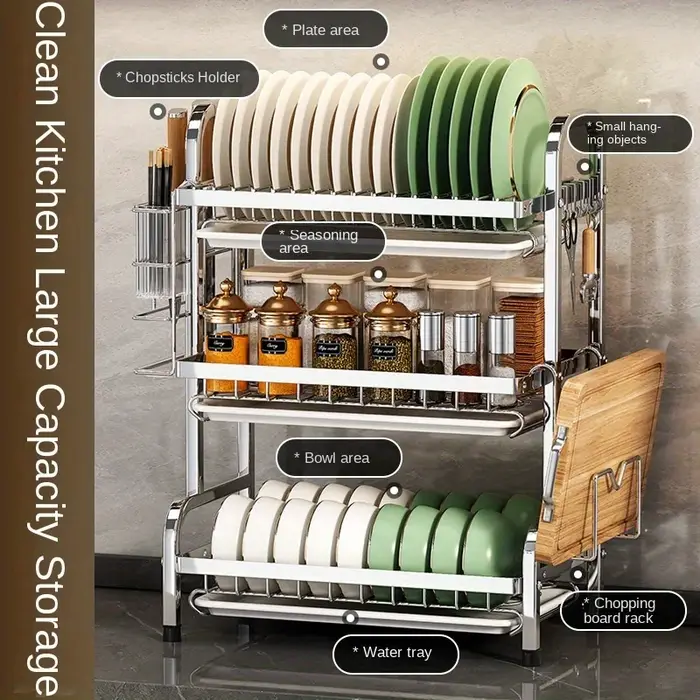 Égouttoir à vaisselle de cuisine Compact