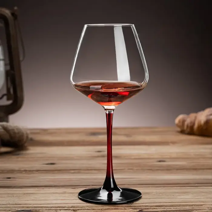 2 pièces léger luxe Premium tasse en cristal ensemble de verres à vin rouge grand verre fête