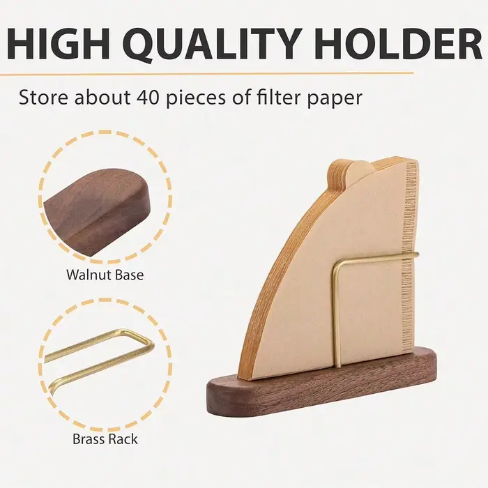 Porte-papier filtre à café