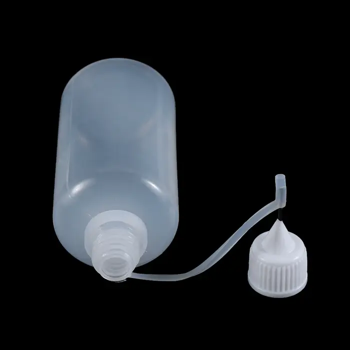 Applicateur de colle à pointe illac réutilisable, bouteille en plastique pour papier, quilling, bric