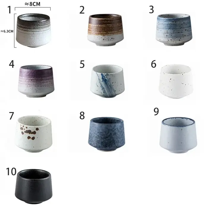 Tasse à café vintage grande capacité en céramique chinoise