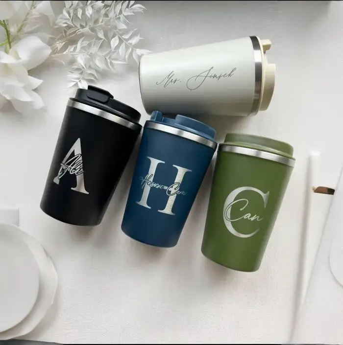 Tasse Thermos gravée personnalisée