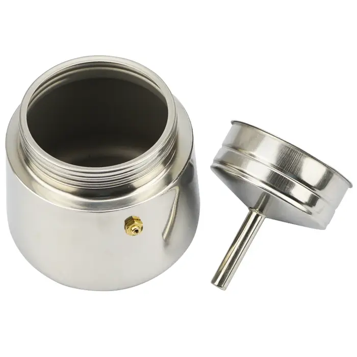 ATWFS 2/4/6/9 tasses cafetière en acier inoxydable Moka Pot