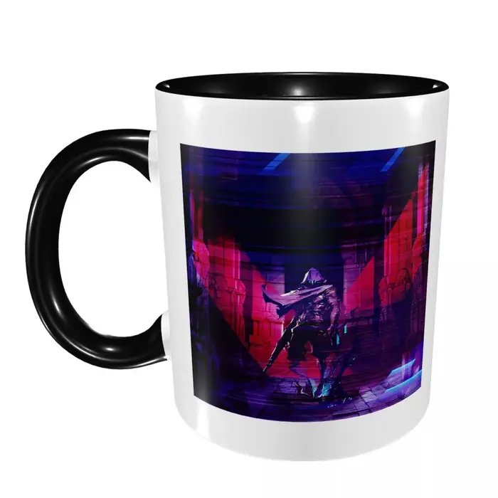 Tasse à café en céramique amusante Omen V-Valorant Riot Games